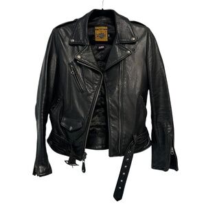 Schott Perfecto Leather Motorcycle Jacket - women's XS